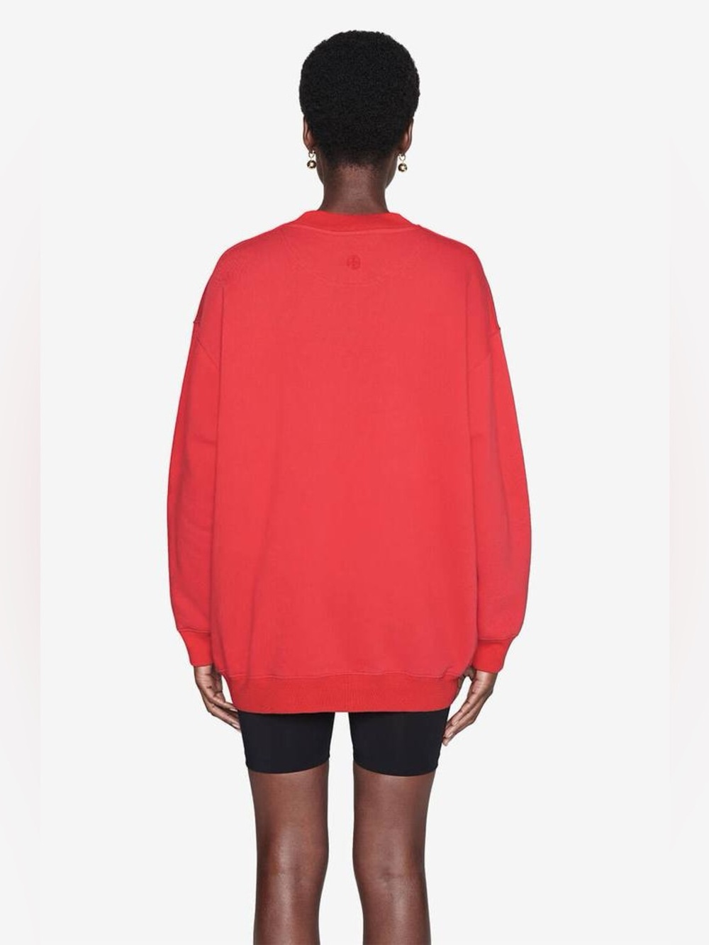 Anine Bing Red Logo Pullover Sweatshirt - Picture 3 of 14